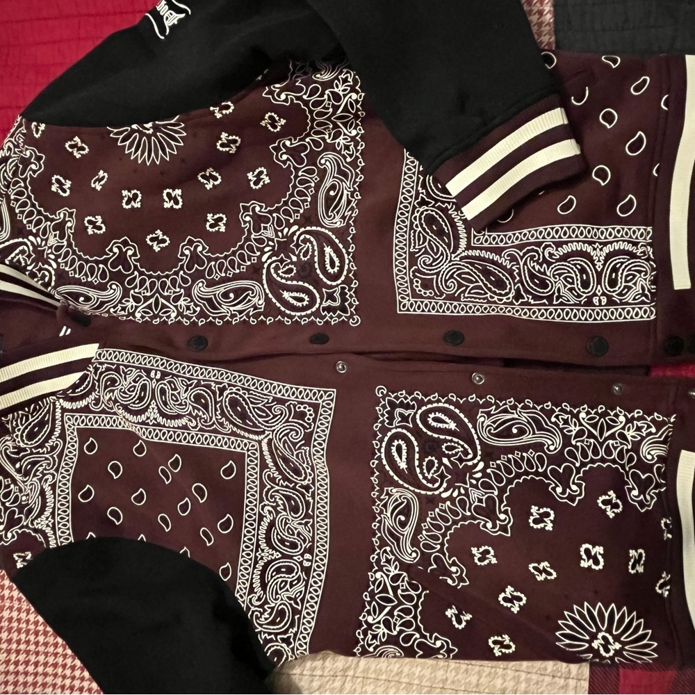 Snoop Dogg - Paisley Print Bomber Jacket